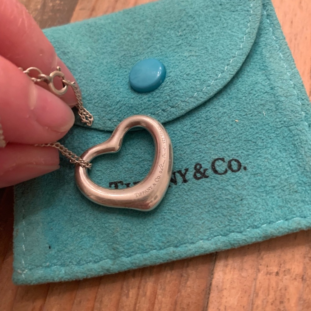 Tiffany & Co Elsa Peretti Open Heart Pendant 22mm
